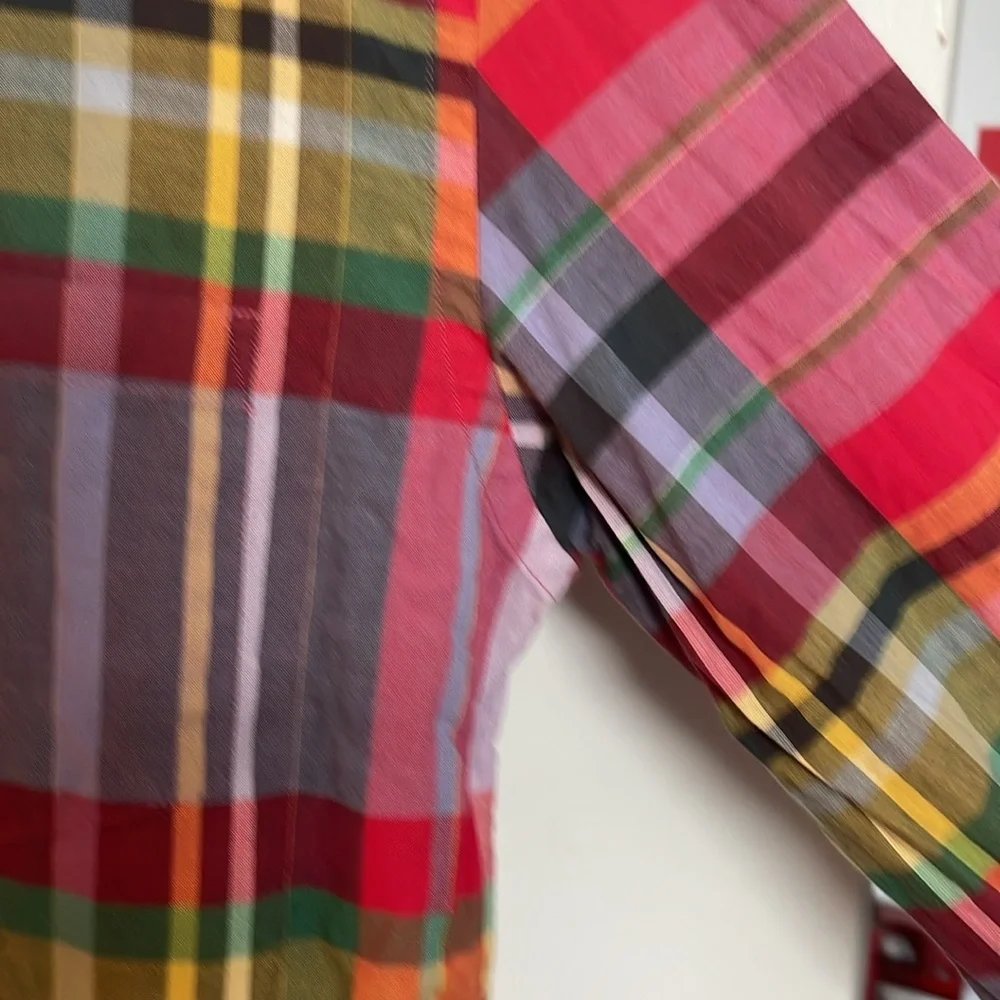 JCREW | Light weight Plaid shirt - Medium